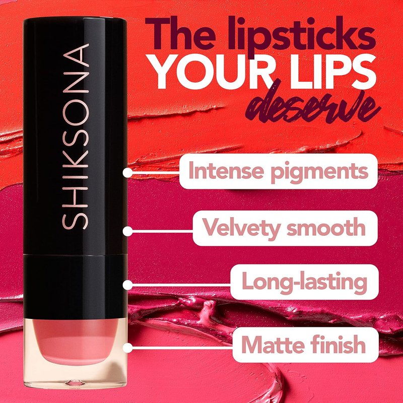 Barrier Breaking Beauty Vegan Matte Lipstick - Full Coverage in Timeless Rich Blue Red Shade