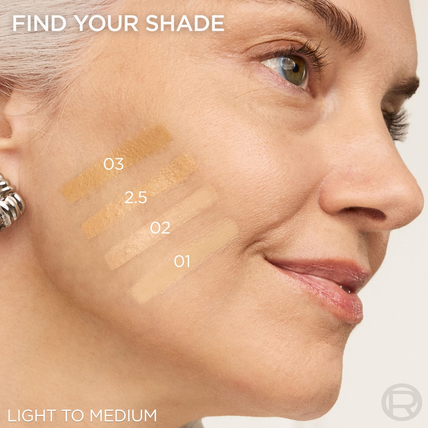 L'Oreal Paris True Match Hyaluron Tinted Balm Foundation, Skincare Foundation with Light to Medium Radiant Coverage, Minimizes Wrinkles and Fine Lines, Non-Comedogenic Formula, Rosy Light 02