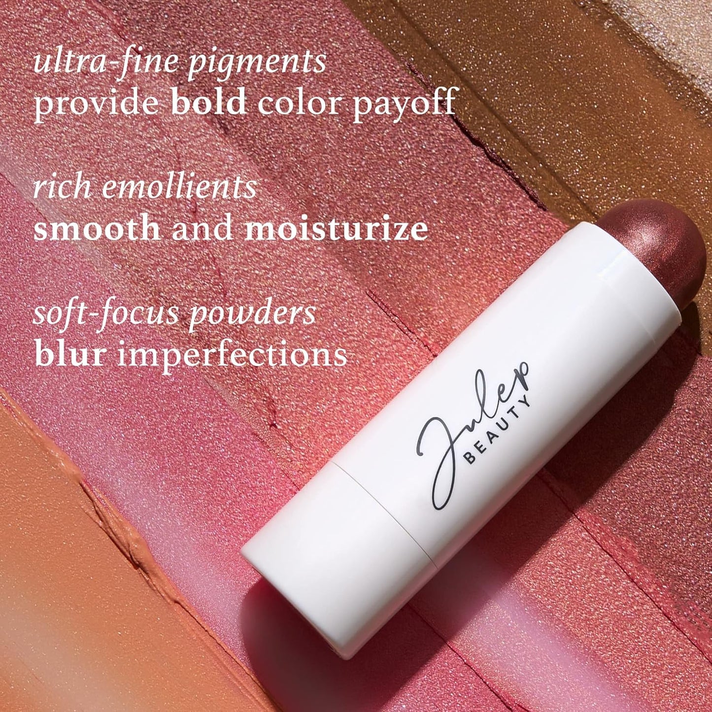 Cream to Powder Blush Stick - Blendable 2-in-1 Cheek & Lip Color - Muted Mauve, Cruelty-Free, Dewy Finish