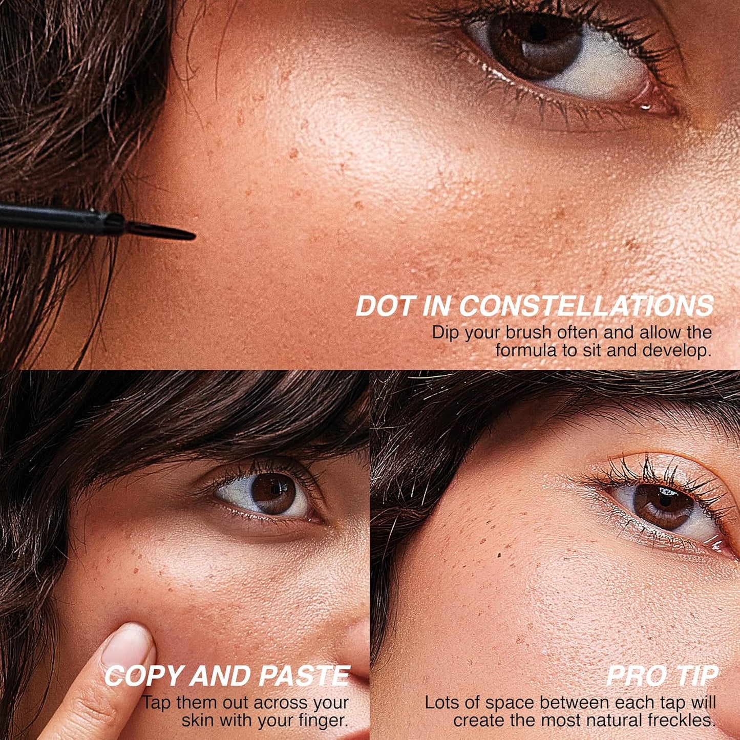 Freck XL Freckle Pen - Buildable Faux Freckles Makeup for Natural Sun-Kissed Look | Vegan, Long-Lasting Formula | Light/Medium Skin Tones