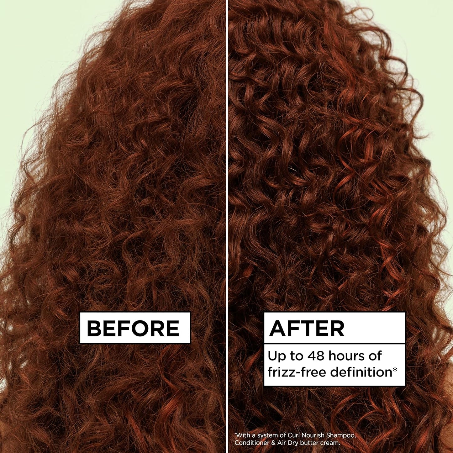 Garnier Fructis Curl Nourish Conditioner - Curly Hair Care with Coconut Oil & Plant Protein | 21 Fl Oz