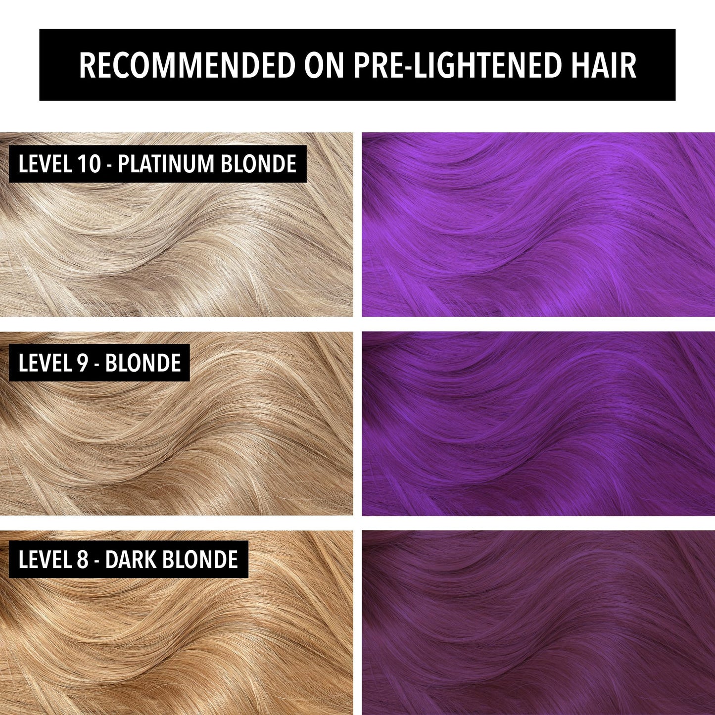 Pulp Riot Semi Permanent Hair Color Elixir – Bright Mid-Tone Purple with Pink Base, Long-Lasting Vibrancy, Anti-Overworking Formula, Vegan, Conditioner-Based, 4oz Tube