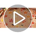 FYSUIMU 31-Piece Fall Leaves Refrigerator Magnets Set