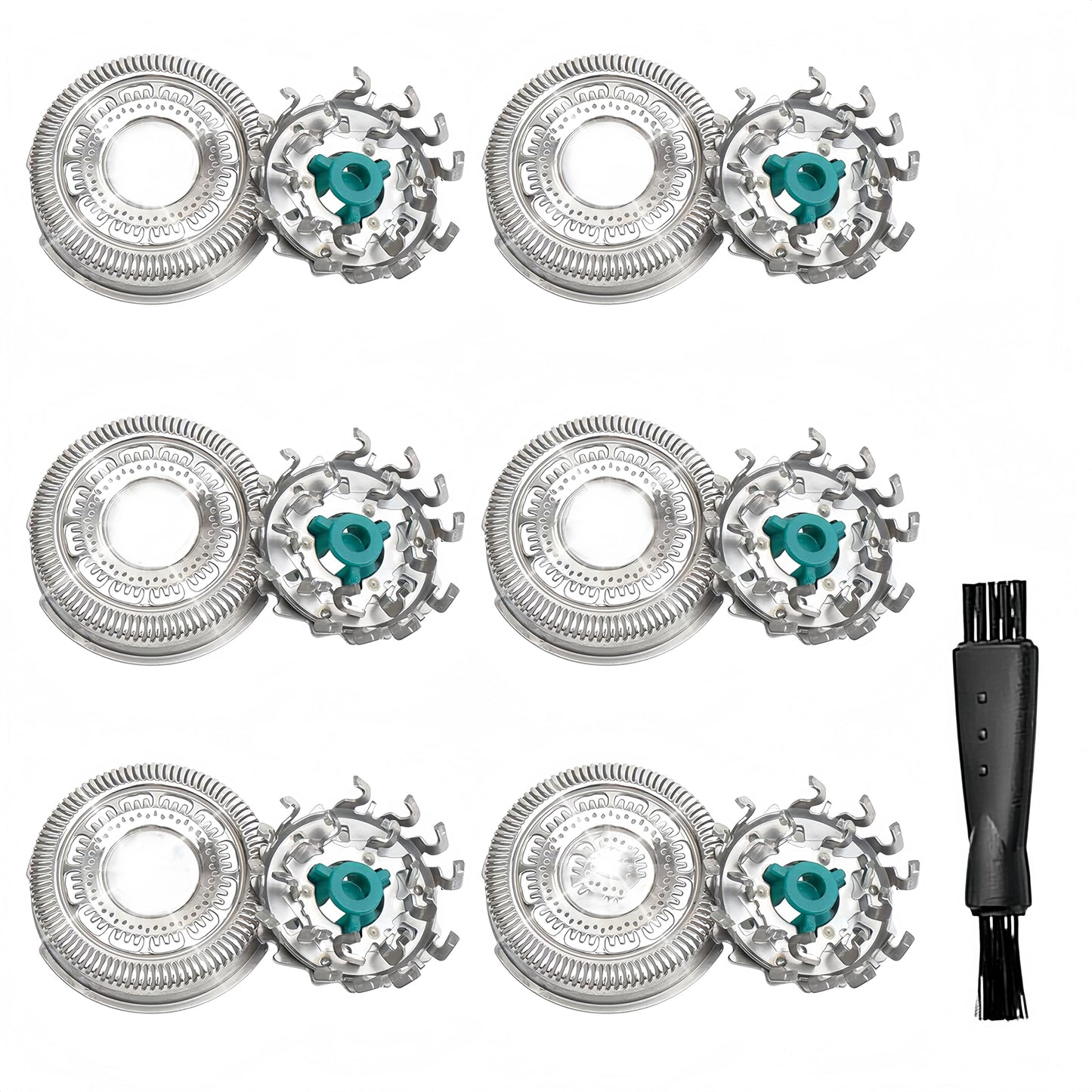 SH70 Replacement Heads Compatible with Philips Norelco Series 7000(S7xxx) Electric Razor Blades, New Upgraded for norelco 7000 replacement heads, OEM MultiPrecision Upgrade Blades, 6- Pack (sh70-6)