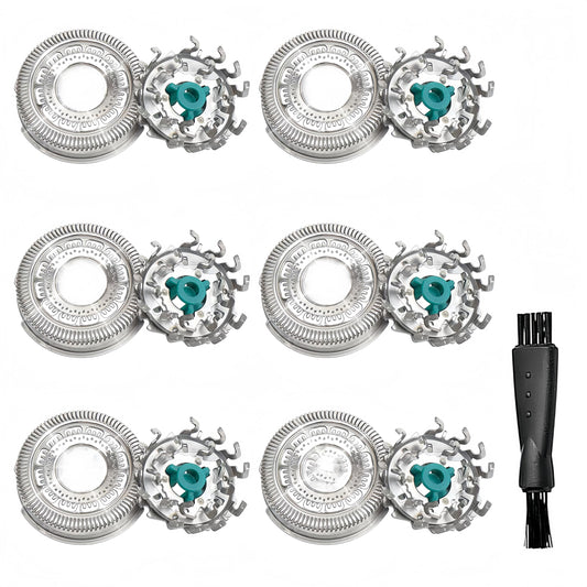 SH70 Replacement Heads Compatible with Philips Norelco Series 7000(S7xxx) Electric Razor Blades, New Upgraded for norelco 7000 replacement heads, OEM MultiPrecision Upgrade Blades, 6- Pack (sh70-6)