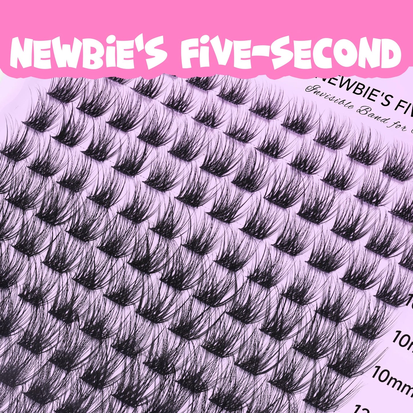 VEYESBEAUTY Siren Lash Clusters Newbie's Five-Second Series Eyelash 8-16mm