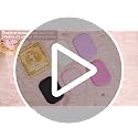 Gospire Light Pink Travel Makeup Mirror with 3X Magnification & LED Light