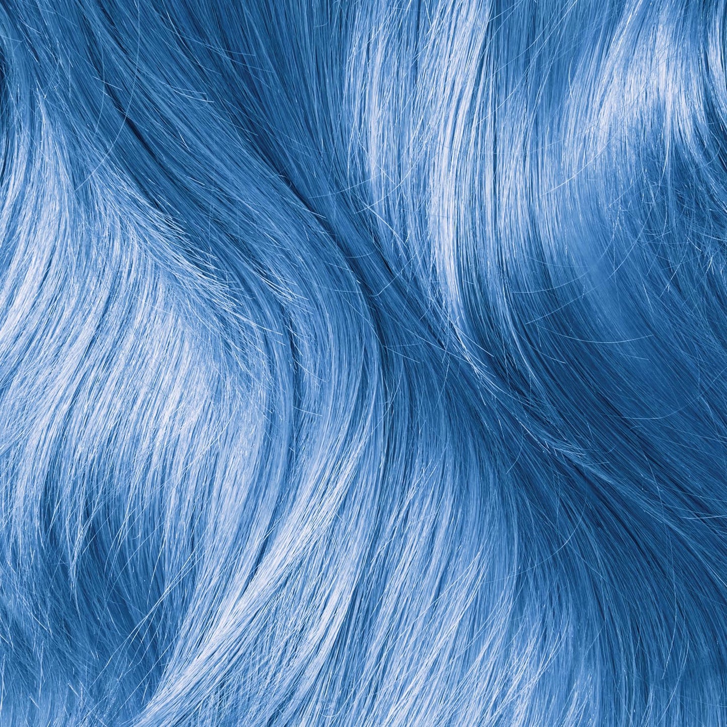 Brights Shark Blue Semi-Permanent Hair Color | Vibrant Long-Lasting Dye