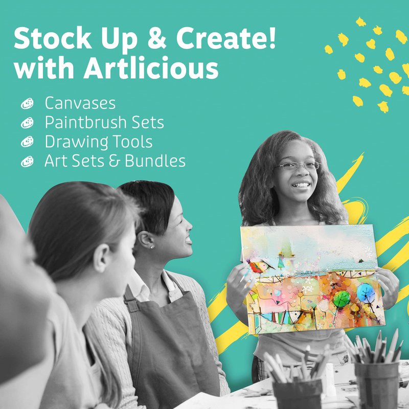 Artlicious 200 Pcs Wooden Craft Sticks – Food-Grade Popsicle Sticks for Crafts & ice Cream Sticks – Wooden Sticks for Crafts, Wood Craft Sticks, Popsicle Sticks Bulk (Natural, 4" x 0.5" x 4.5")
