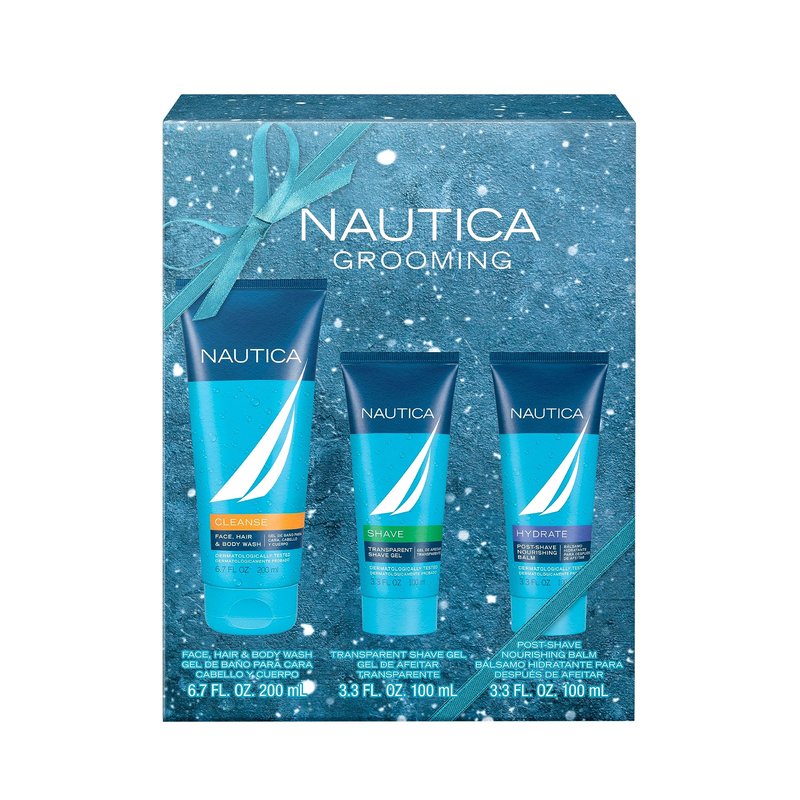 Nautica Grooming Men's 3-Pc Holiday Gift Set - Movember Supporter