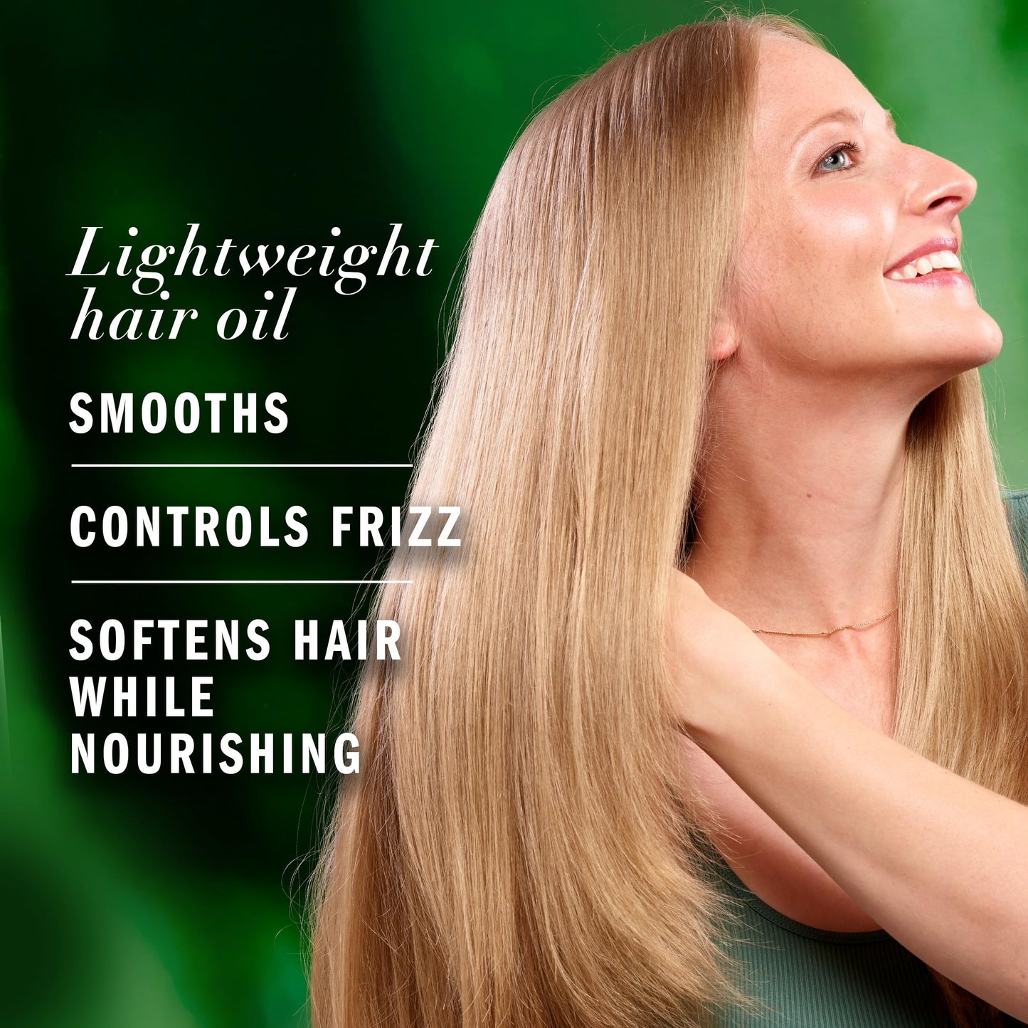 Herbal Essences Lightweight Hair Oil, Certified Pure Plants, with Aloe and Camellia Flower Oil, 3.2 fl oz