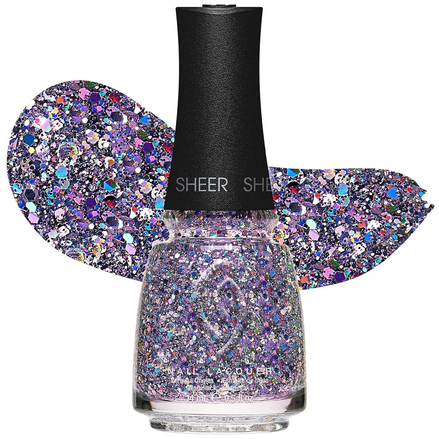 China Glaze Nail Lacquer - Moment in the Sunset Coral Pink Polish | Quick Dry, Chip Resistant, Shimmer Finish, 0.5 fl oz