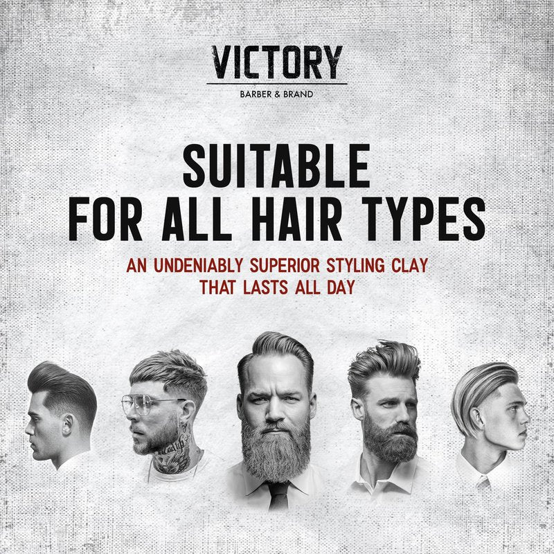 Victory Barber & Brand Grit Texture Powder For Men Barbershop Hair Powder Made in the USA | Composite Clay Styling Powder | styling powder for men 0.35 oz