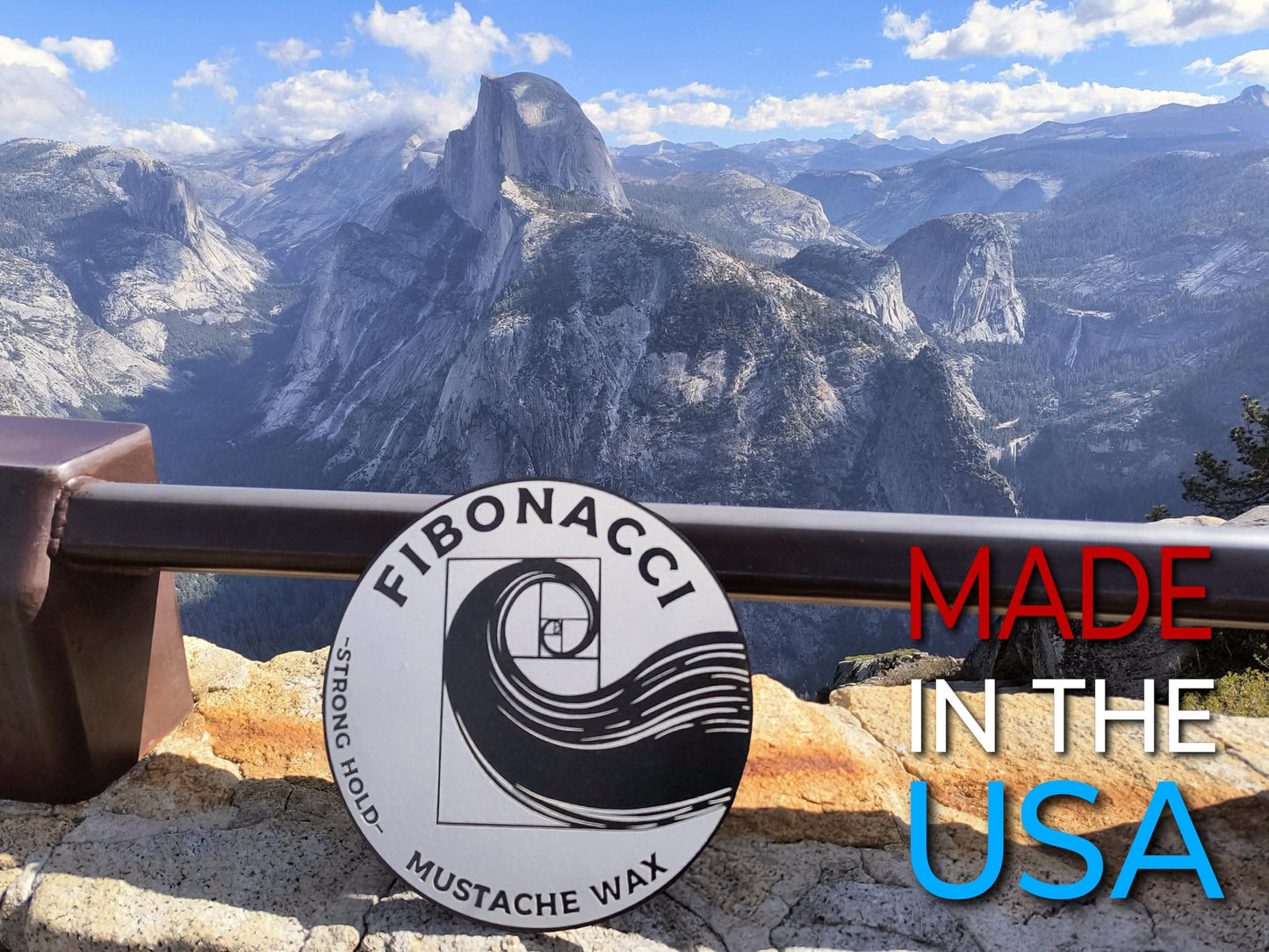 Fibonacci Mustache Wax Very Strong All Day Hold 100% Natural, Subtle Natural Scent No Fragrance No Heat Needed USA Handmade Small Business 1oz, Pick Included, Handlebar Hungarian English Dali Imperial
