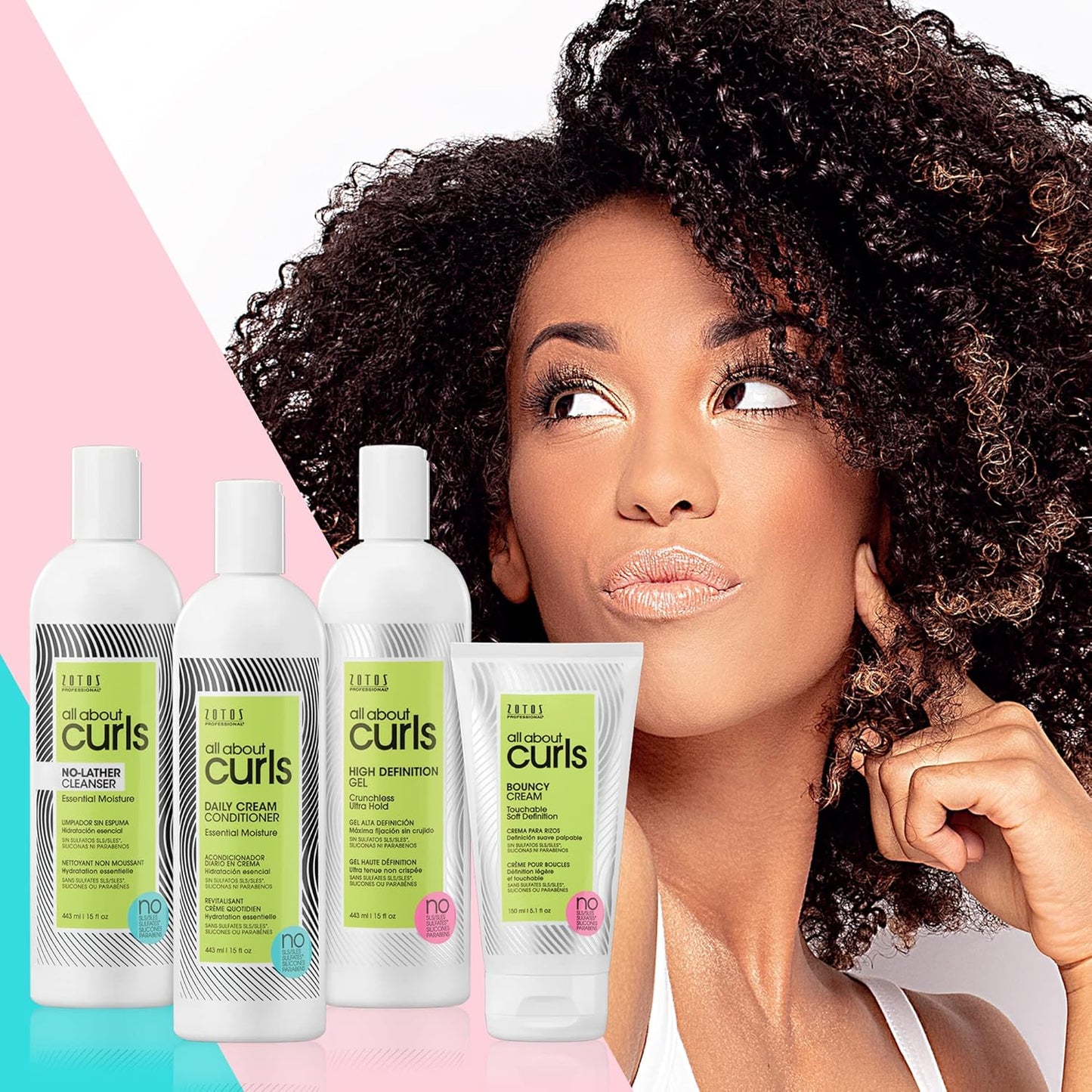 Bouncy Cream for Curly Hair - Moisturize, Define & Enhance Texture | Vegan, Sulfate & Paraben Free