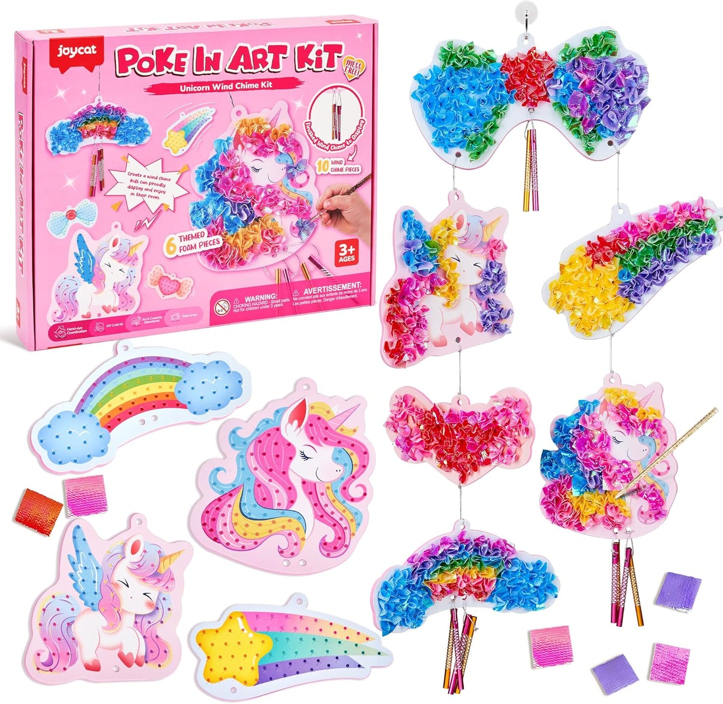 3D Castle Princess Dress Up Craft Kit - DIY Fairy Tale Scene | Mess-Free Arts & Crafts for Girls Age 4-8