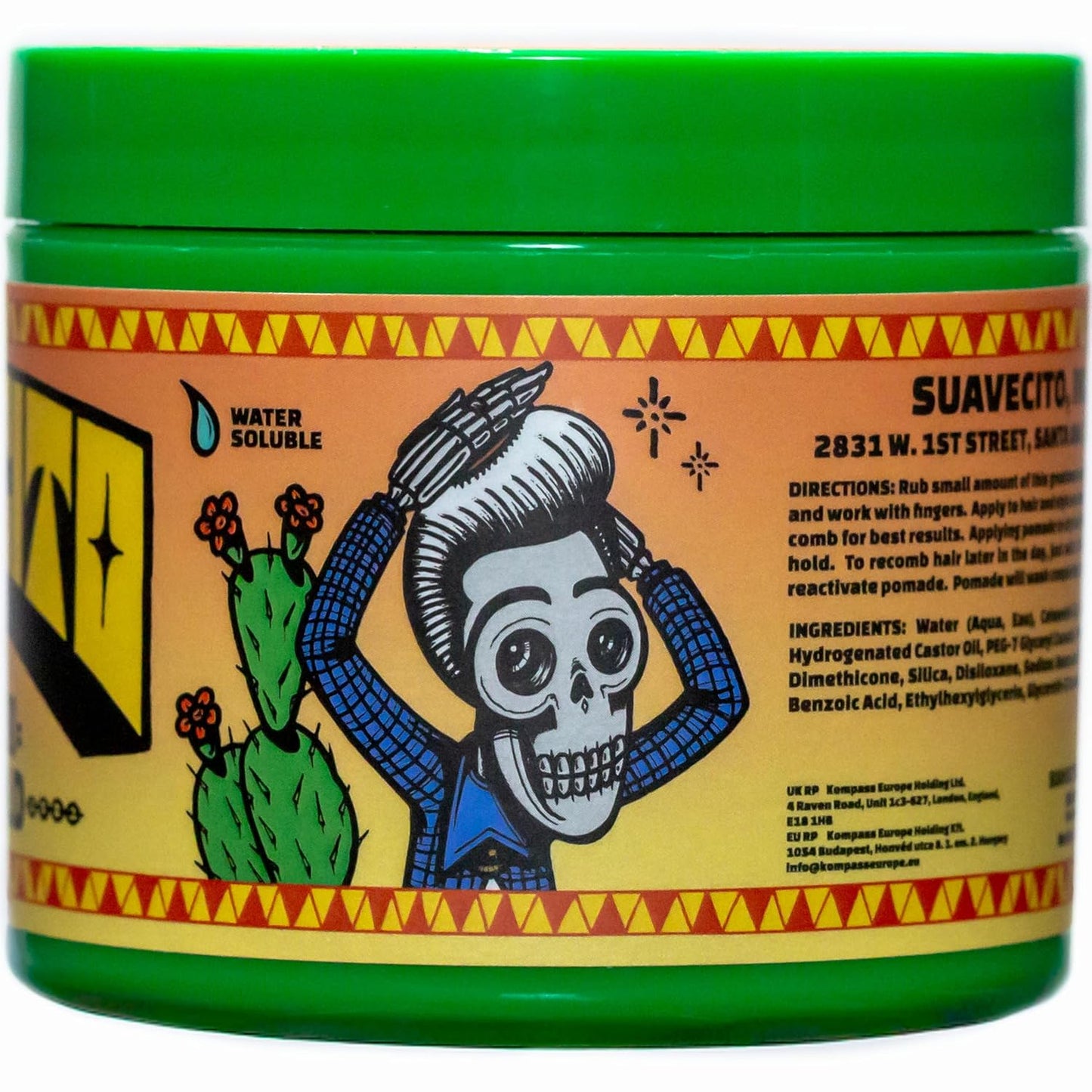 Suavecito Pomade - Spring Edition Original Hold Hair Gel | 4 oz, Medium Shine, Easy Wash, El Dorado Scent