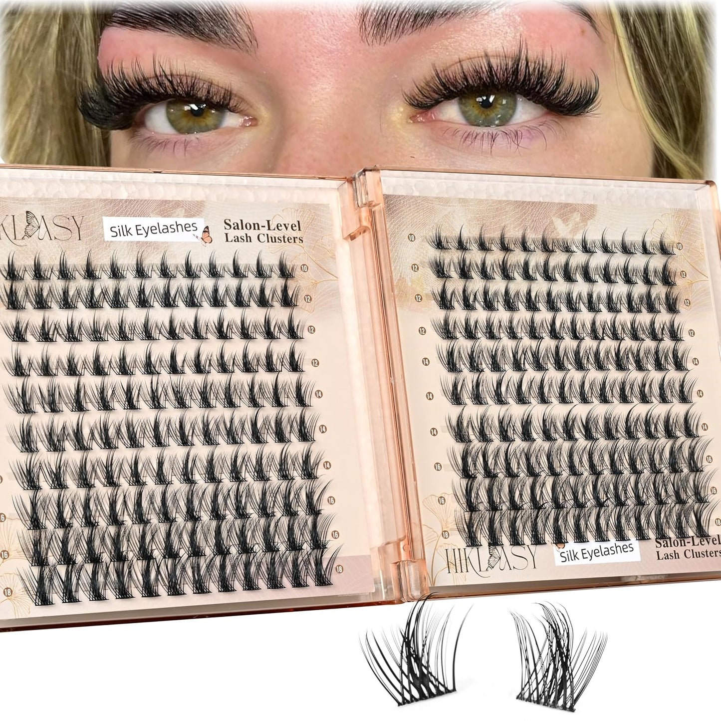 Lash Clusters - 120D Wispy Manga Style Spiky Eyelash Extensions | Reusable Volume Lashes 12-18mm