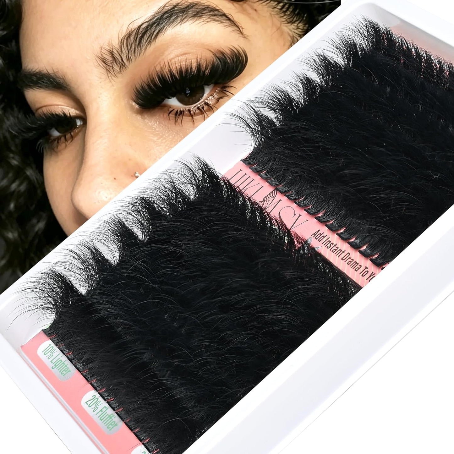 Lash Clusters - 120D Wispy Manga Style Spiky Eyelash Extensions | Reusable Volume Lashes 12-18mm