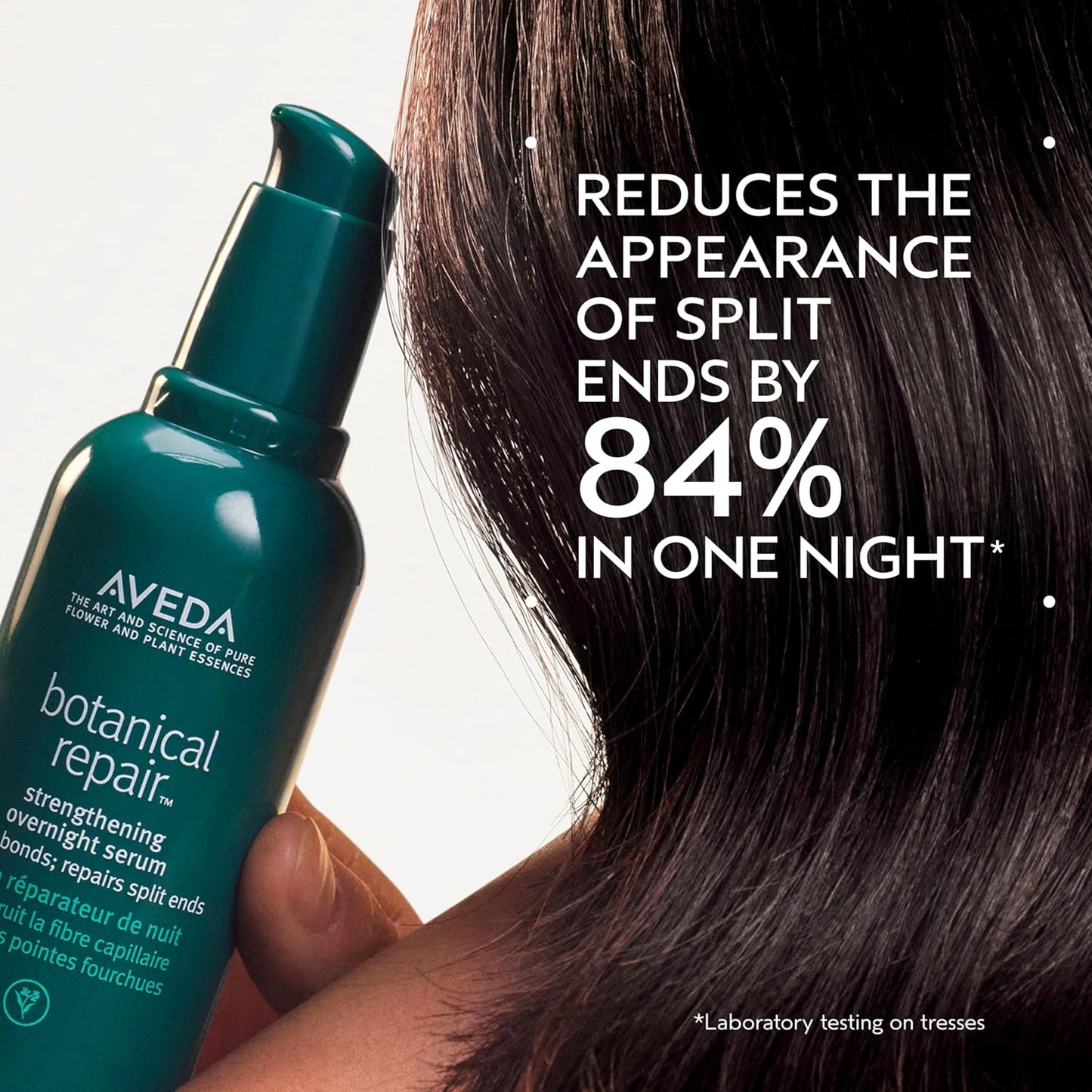 Aveda Botanical Repair Overnight Serum - Bond-Building Formula for Damaged Hair | Reduces Split Ends & Nourishes with Nangai Oil