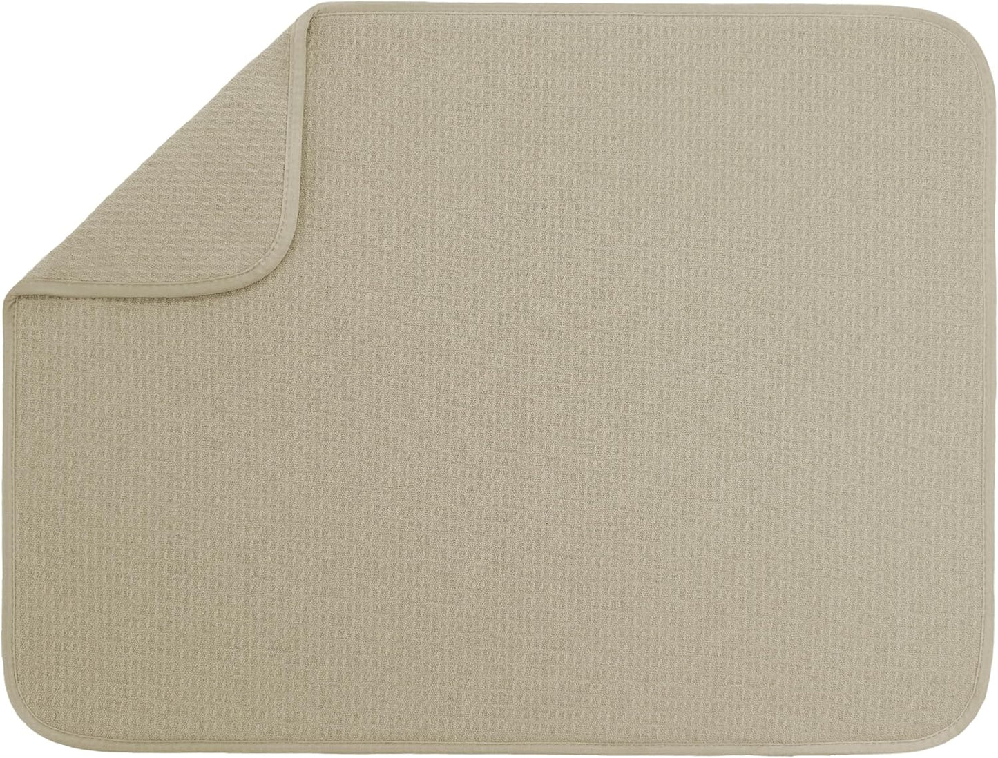 Dish Drying Mat XL - Absorbent Microfiber Kitchen Counter Pad | 18” x 24” | Charcoal