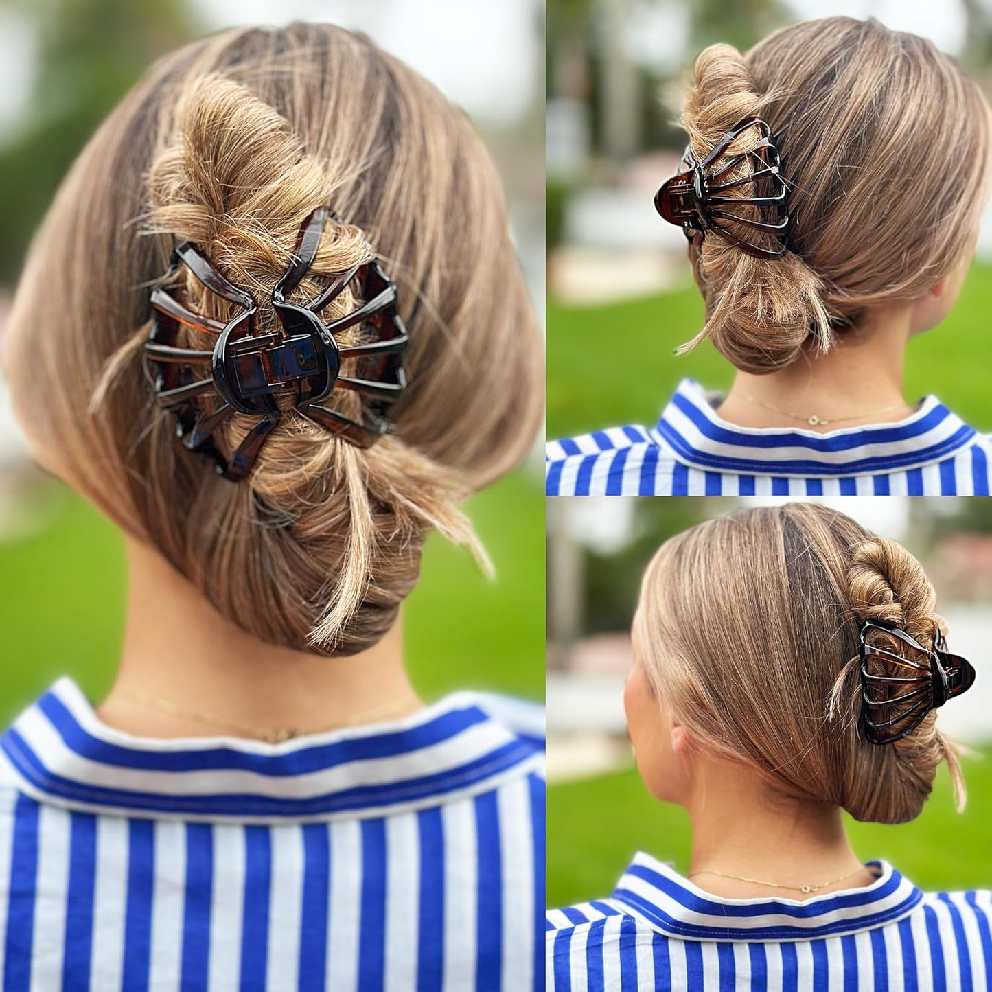 French Octopus Hair Clip - 3 Inch Claw Clip for Thick Hair | Strong No-Slip Grip for Long Hair