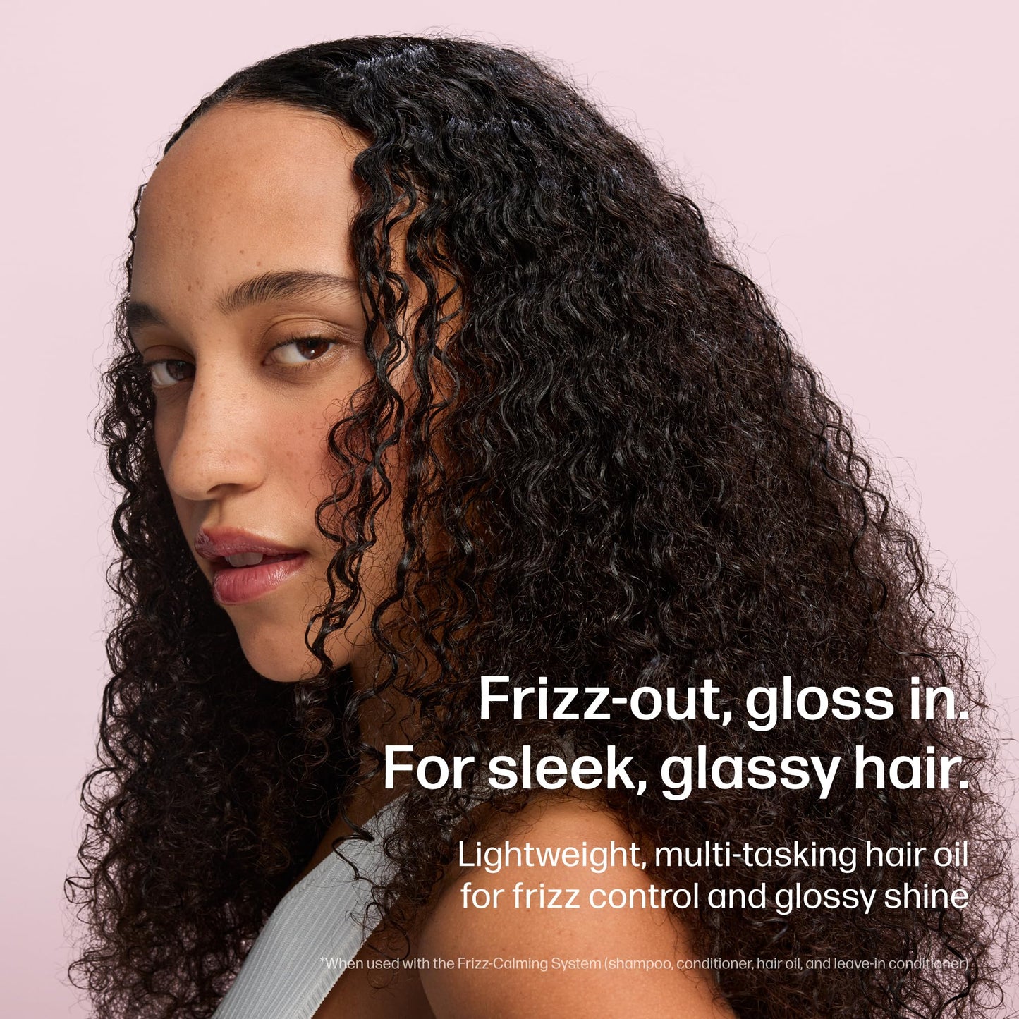 UNOVE Frizz-Calming Glass Hair Oil for Frizzy Hair, Anti-Frizz Hair Oil with Heat Protection up to 455F, Hair Shine Oil for Sleek, Glass-Like Shine & Softness, 70 mL / 2.36 fl oz