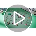 Batiyeer 36 Pack Tennis Keychains - Fun Sports Party Favors