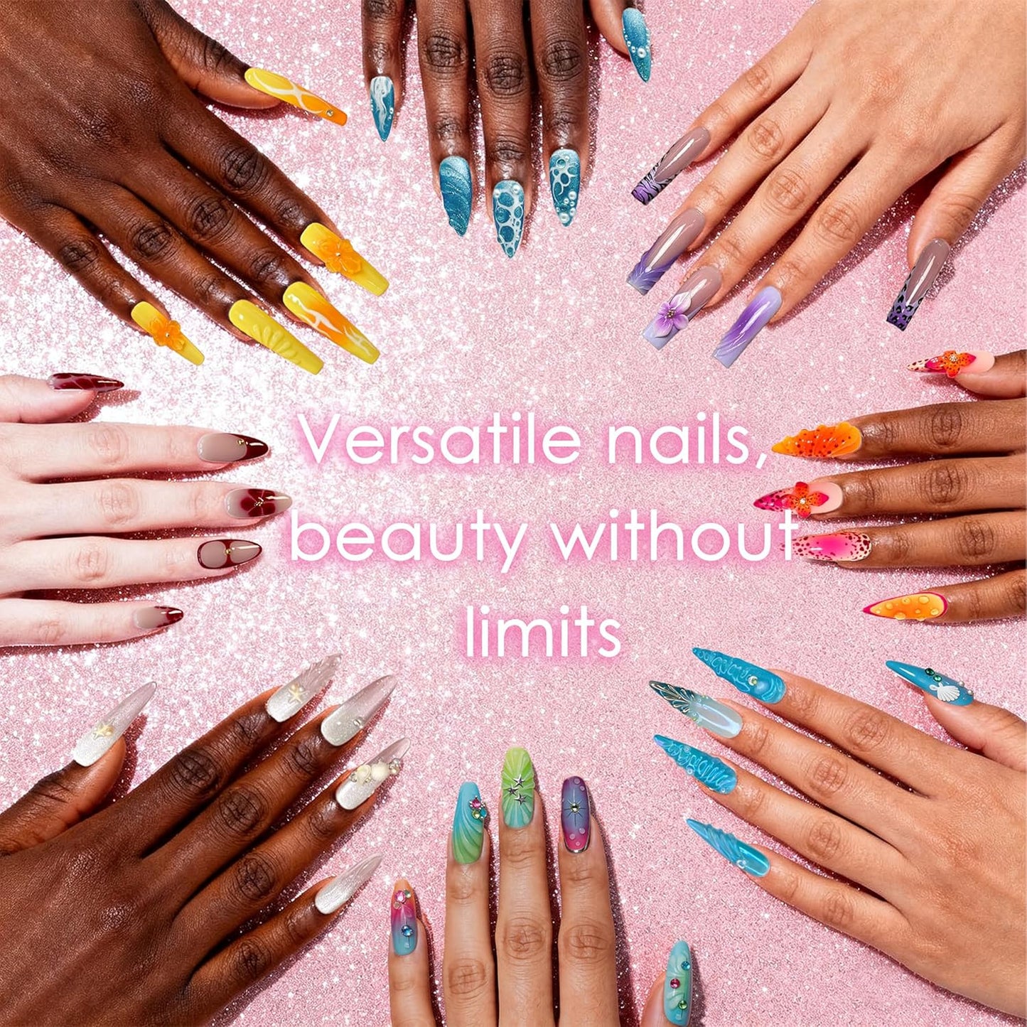 Ombre Nail Gradient Painting Gel Kit - 57 Colors Sponge Paint & Tools for French Manicure | Blush Blooming