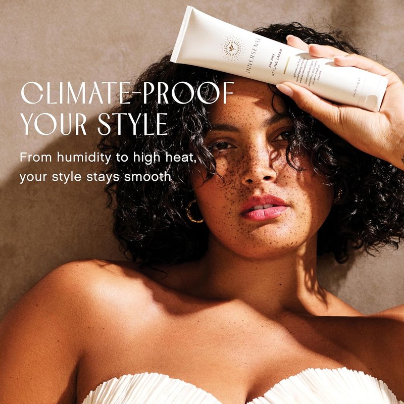Air Dry Styling Cream - Organic Beauty for Light Hold & Frizz Control | Non-Toxic, Cruelty-Free, 32 oz