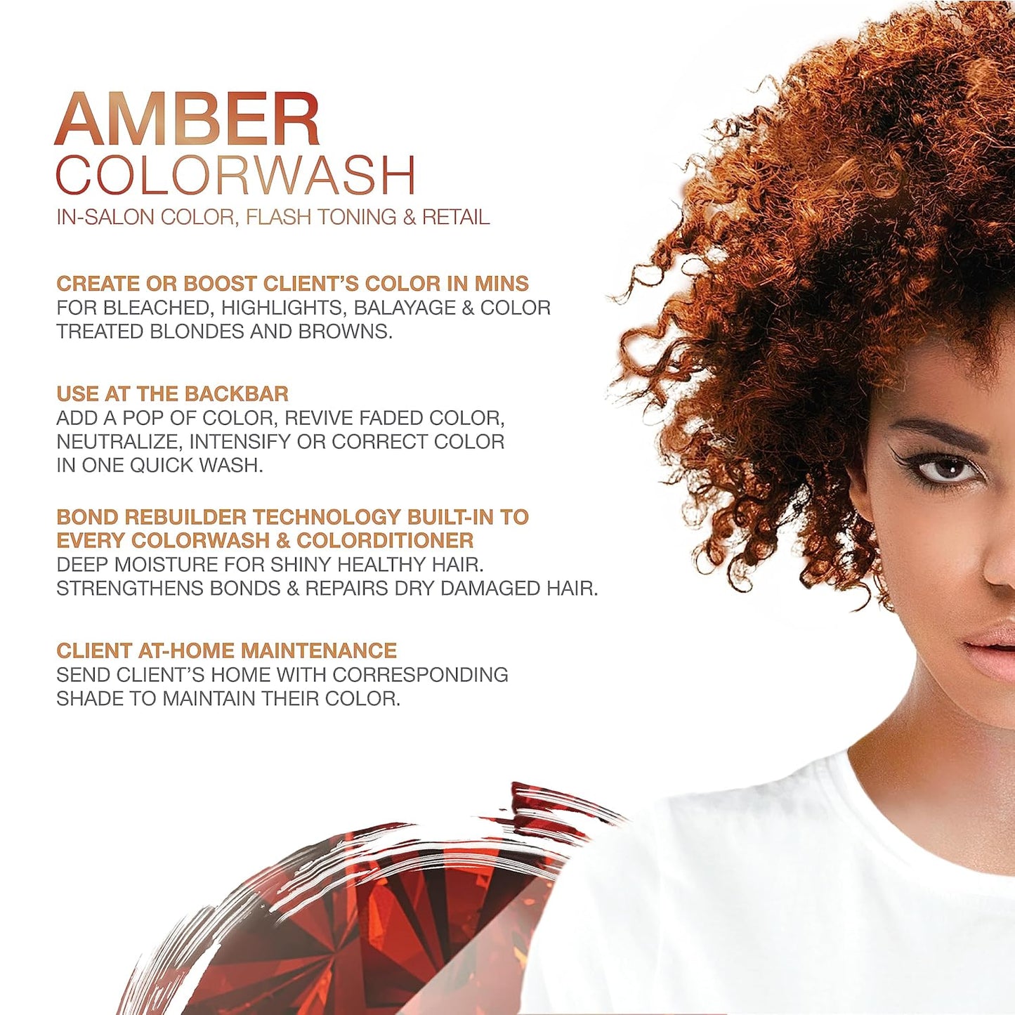Color Depositing Shampoo - Vegan Hair Dye for Vibrant Color Refresh | Bondfix Bond Rebuilder
