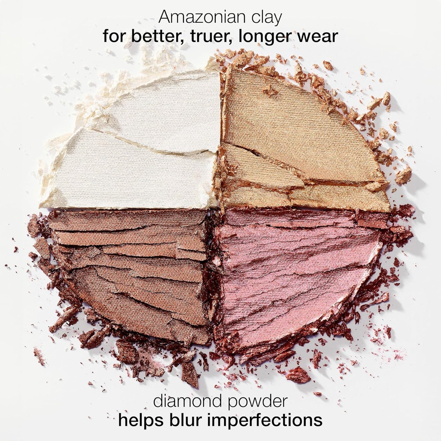 Tarte Glow Wardrobe - Highlighting Eye & Cheek Palette | Vegan All-in-One Blush, Bronze & Highlighter, Full Size