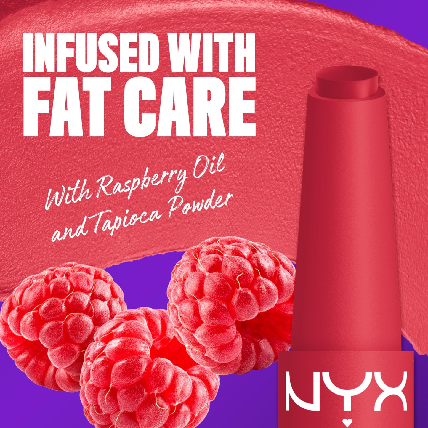 NYX PROFESSIONAL MAKEUP Fat Matte Lipstick, Pigmented, Smoothing, & Non-Drying Lip Crayon, Long Lasting Lip Makeup, Vegan & Cruelty Free - Flamingo Feather (Warm Pink)