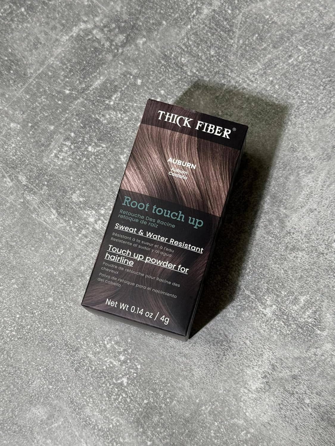 Root Touch Up Set - Water & Sweat Resistant Hair Loss Concealer for Thinning Hair | Auburn Hairline Powder & Brush
