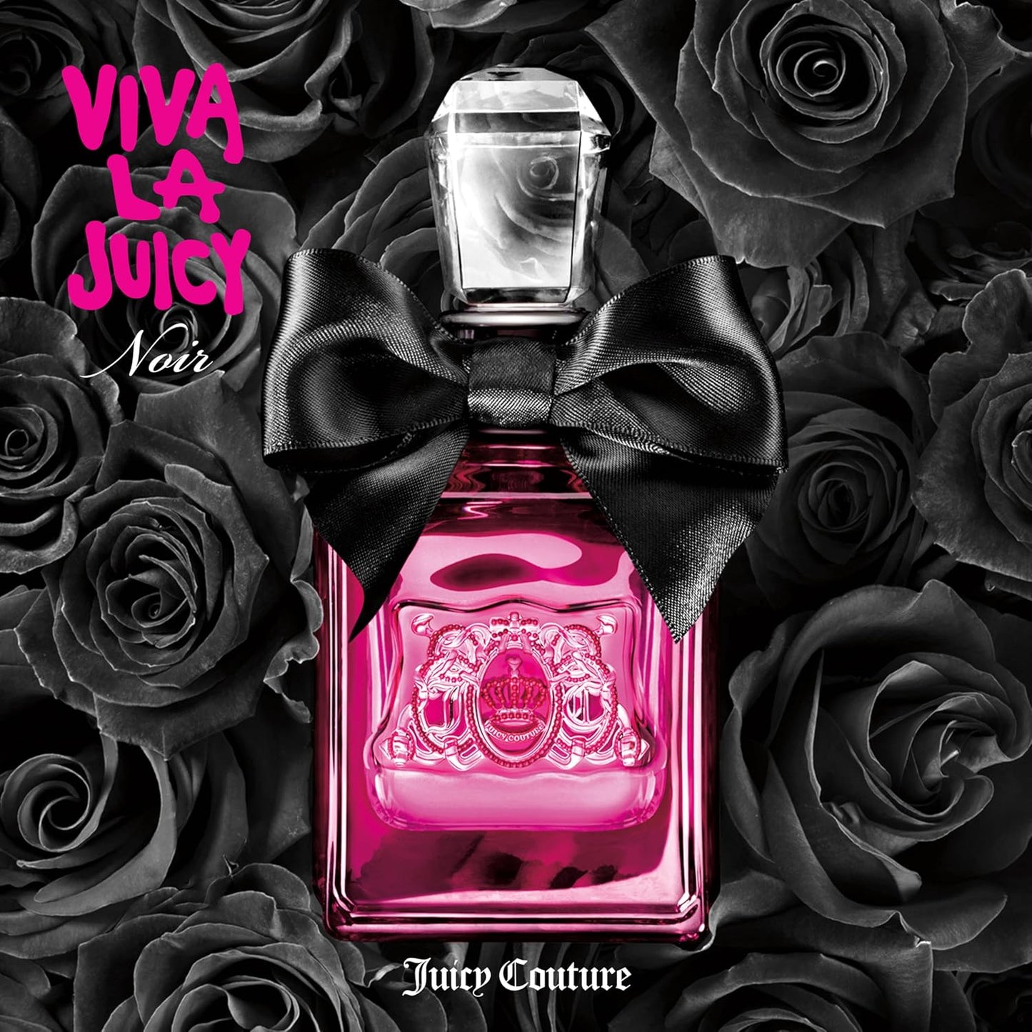 Juicy Couture Viva La Juicy Noir Eau De Parfum | Women's Fruity Floral Perfume with Wild Berries & Amber - 3.4 oz Spray