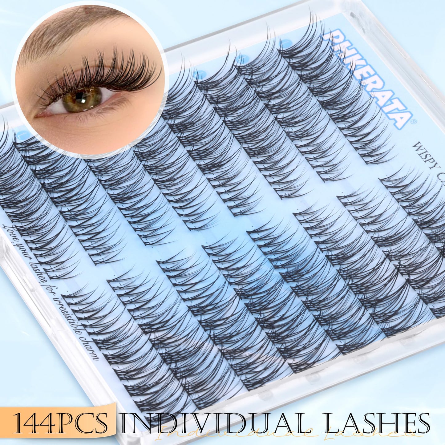 Natural Lash Clusters Wispy Eyelash Clusters Natural Lashes Clusters with Thin Band