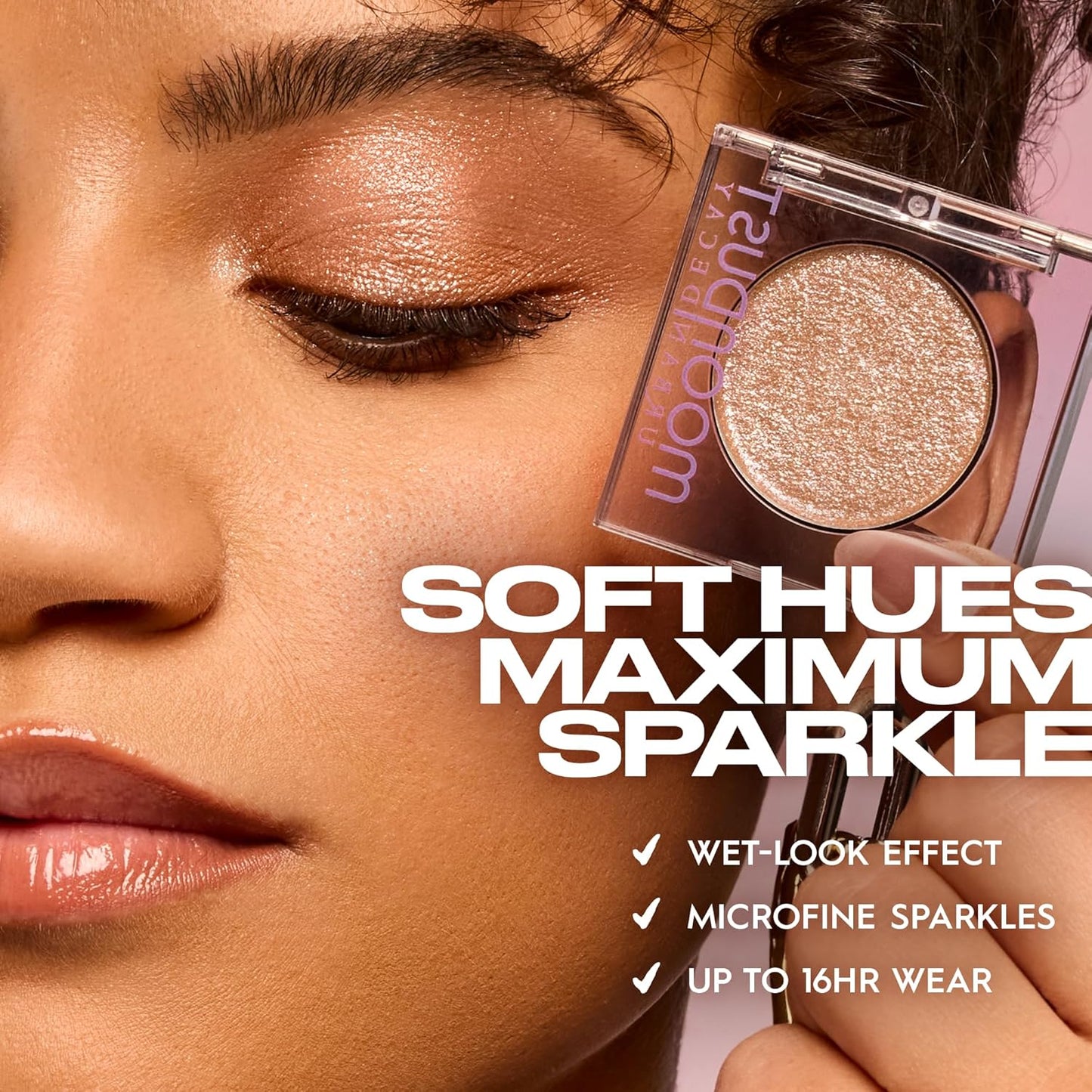 Urban Decay Moondust Space Cowboy Makeup Set | Glitter Eyeshadow & Matte Eyeliner Bundle - Shimmery Gold & Brown