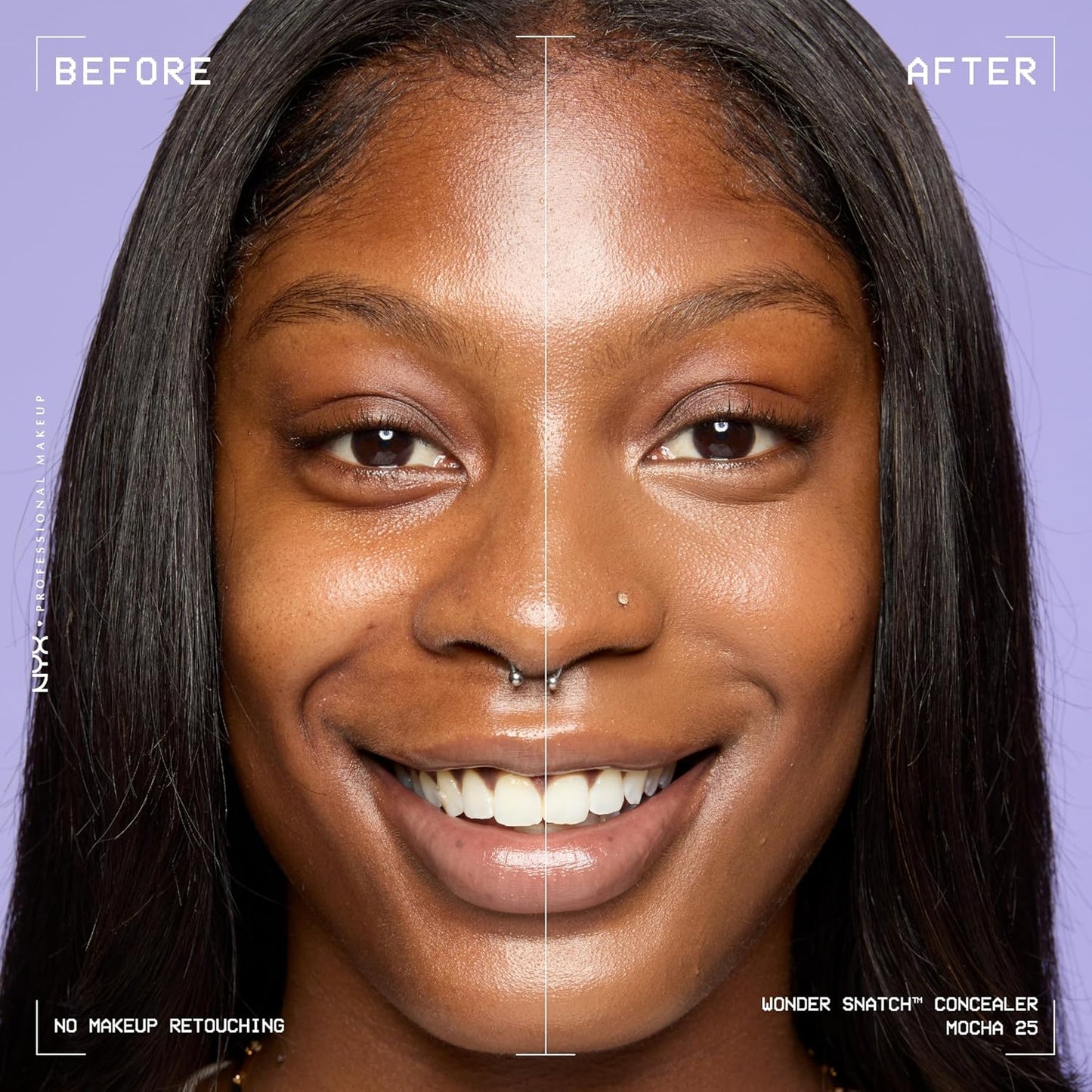 NYX Wonder Snatch Concealer - Brightening, Lifting Full Coverage Makeup | Vegan & Cruelty-Free - Mocha