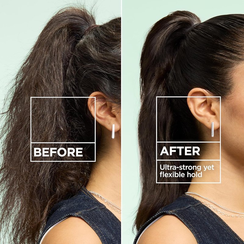 Garnier Fructis Sleek & Shine Anti-Humidity Hairspray - Ultra Strong Hold & Frizz Protection, 8.25 Oz