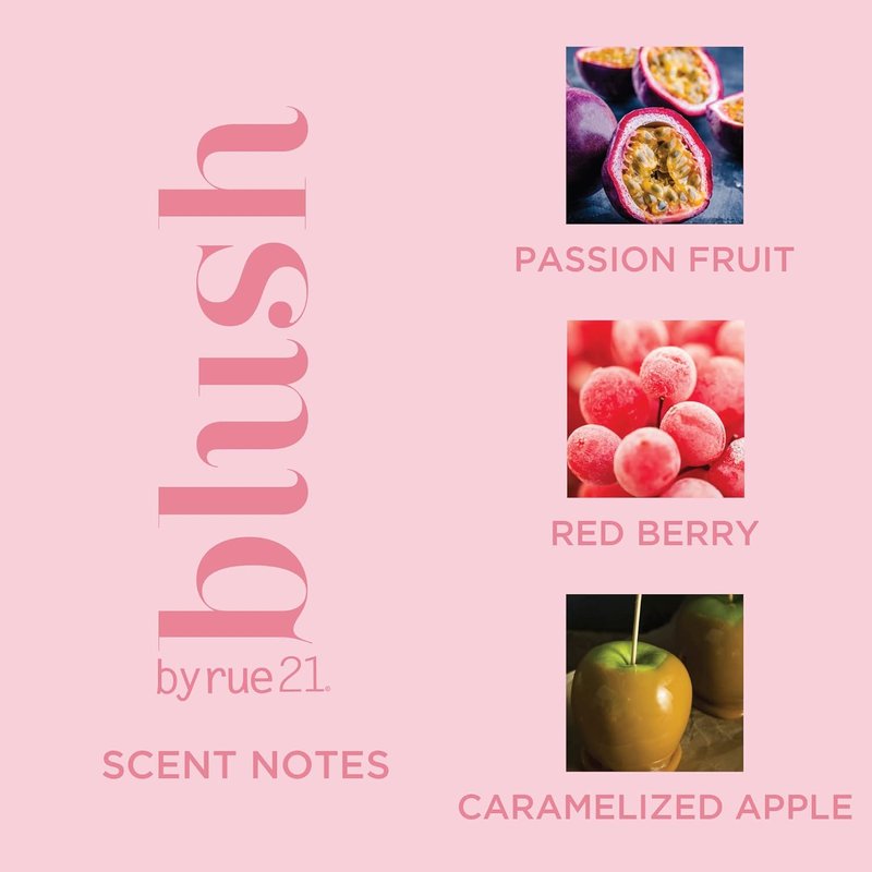 Rue 21 Blush Eau De Parfum for Women - Floral Fragrance Spray | 1.7 fl oz (50 ml)