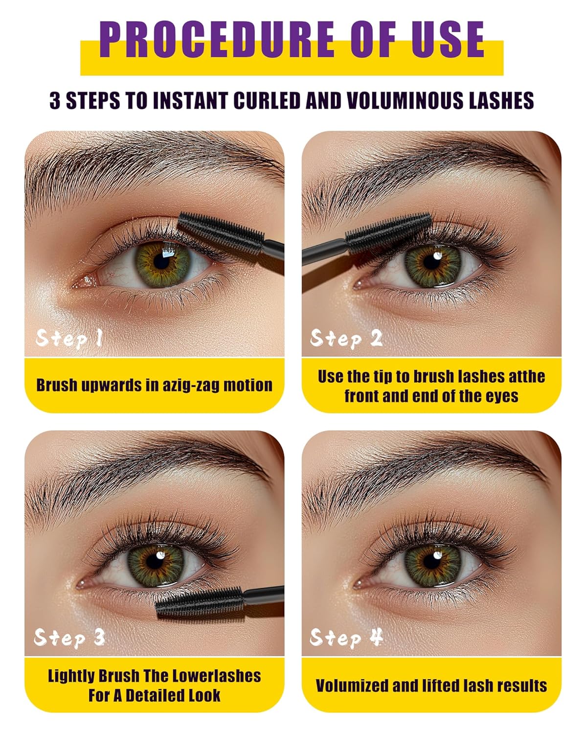 Bubble Mascara - Lightweight Volumizing Formula for Fluffy, Lifted Lashes | Jet Black, Smudge-Proof, Long-Lasting