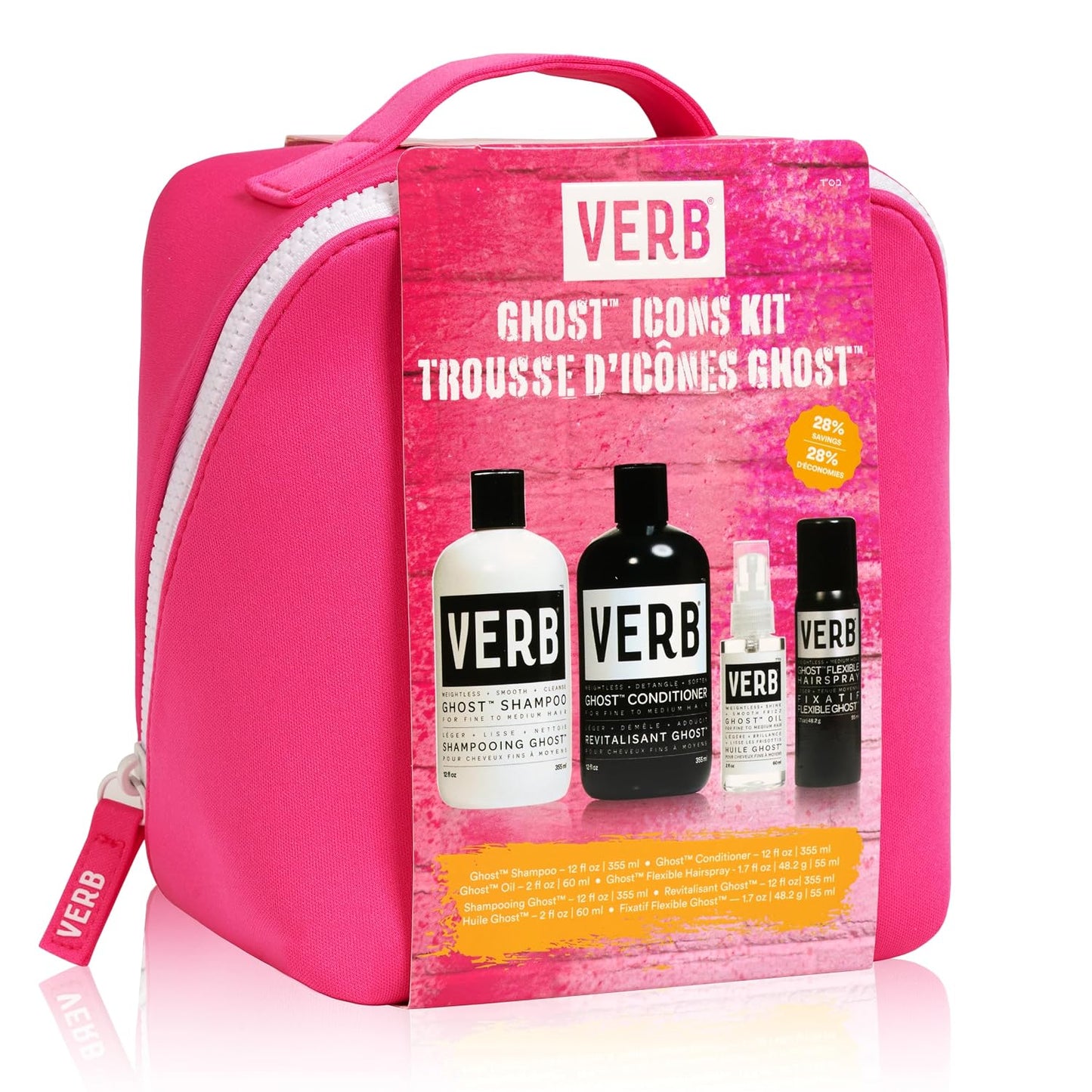 Ghost Trio Kit - Weightless Hair Collection for Fine to Medium Hair - Smooth Shine & Frizz Control
