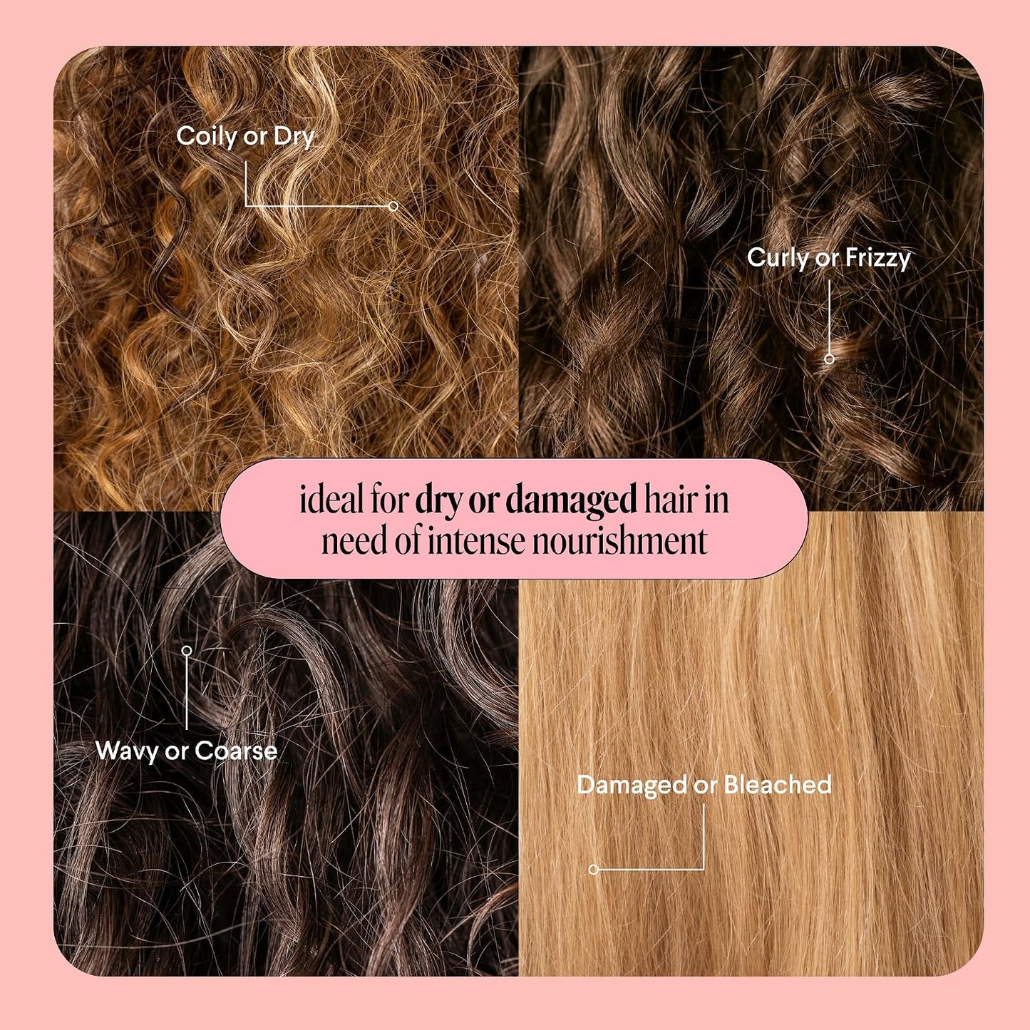 Repair Shampoo and Conditioner Set - Keratin & Coconut Oil for Dry, Damaged Hair | 12 oz (2 Count)