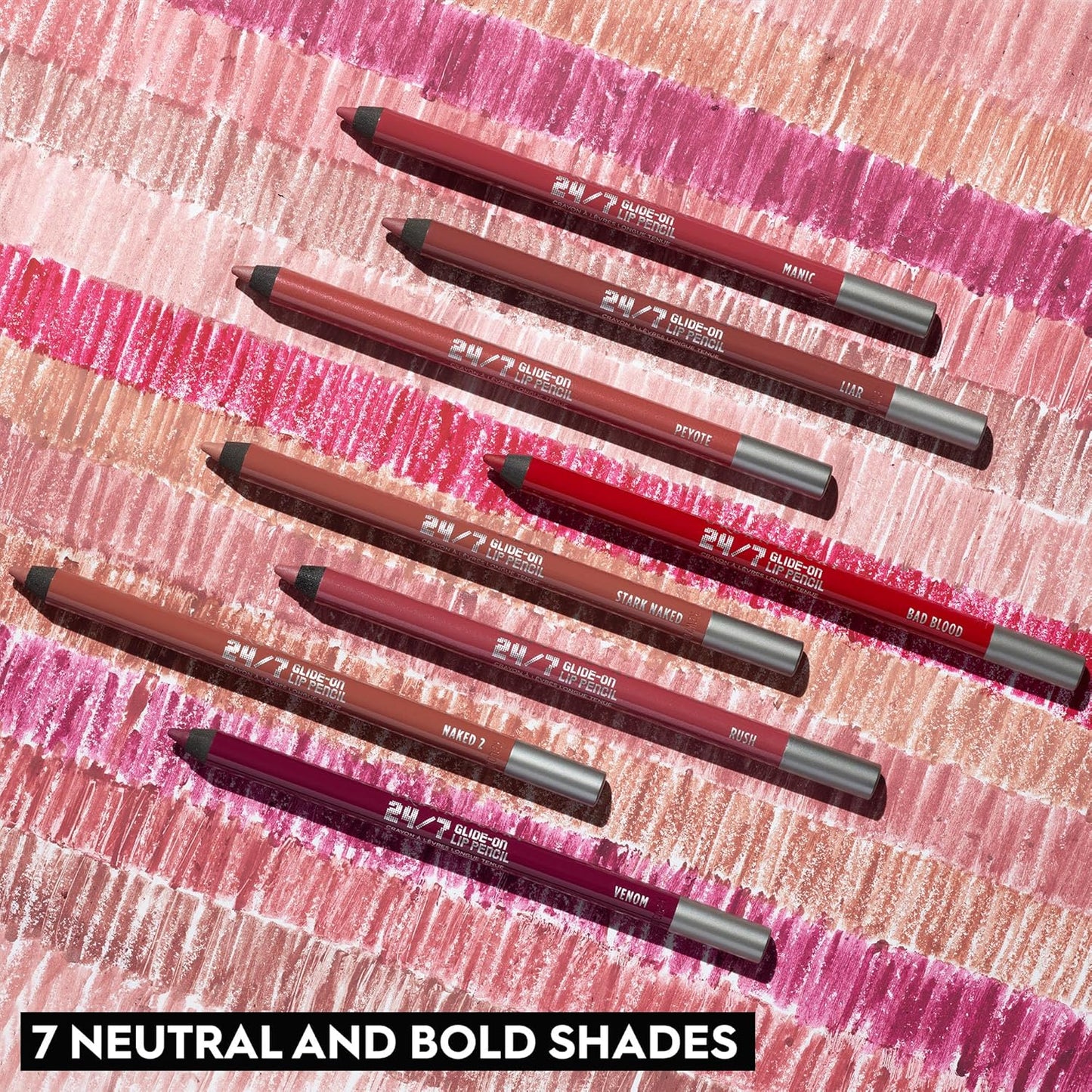 Urban Decay 24/7 Glide-On Waterproof Lip Pencil - Smudge-Proof, Longwearing Lip Liner with Vitamin E | 0.04 oz