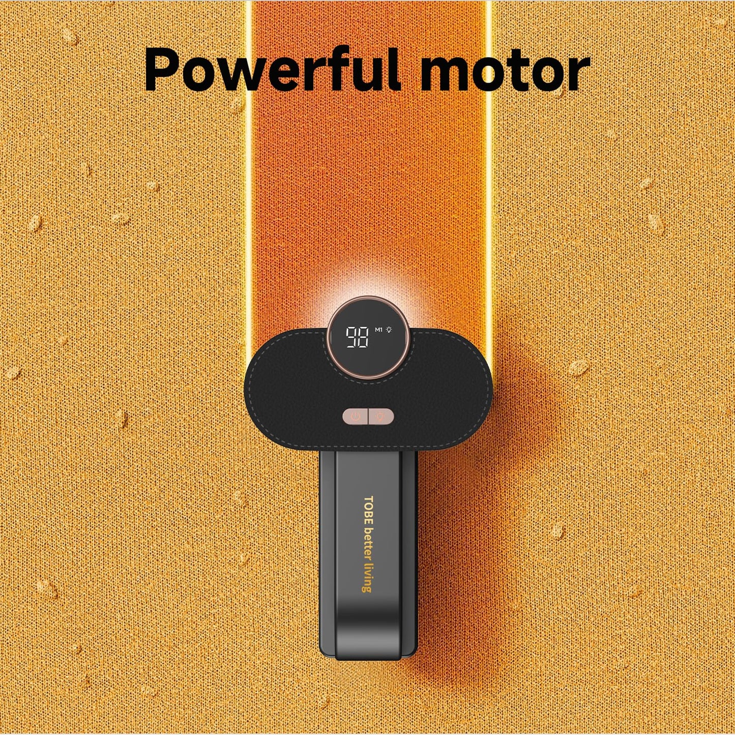 Electric Fabric Shaver,Rechargeable Lint Remover,Sweater Shaver,Dual Motors Drive and with Replaceable six-Blade Blades,LED Display,3-Speed,Lighting Assistance,for Clothes Couch Furniture