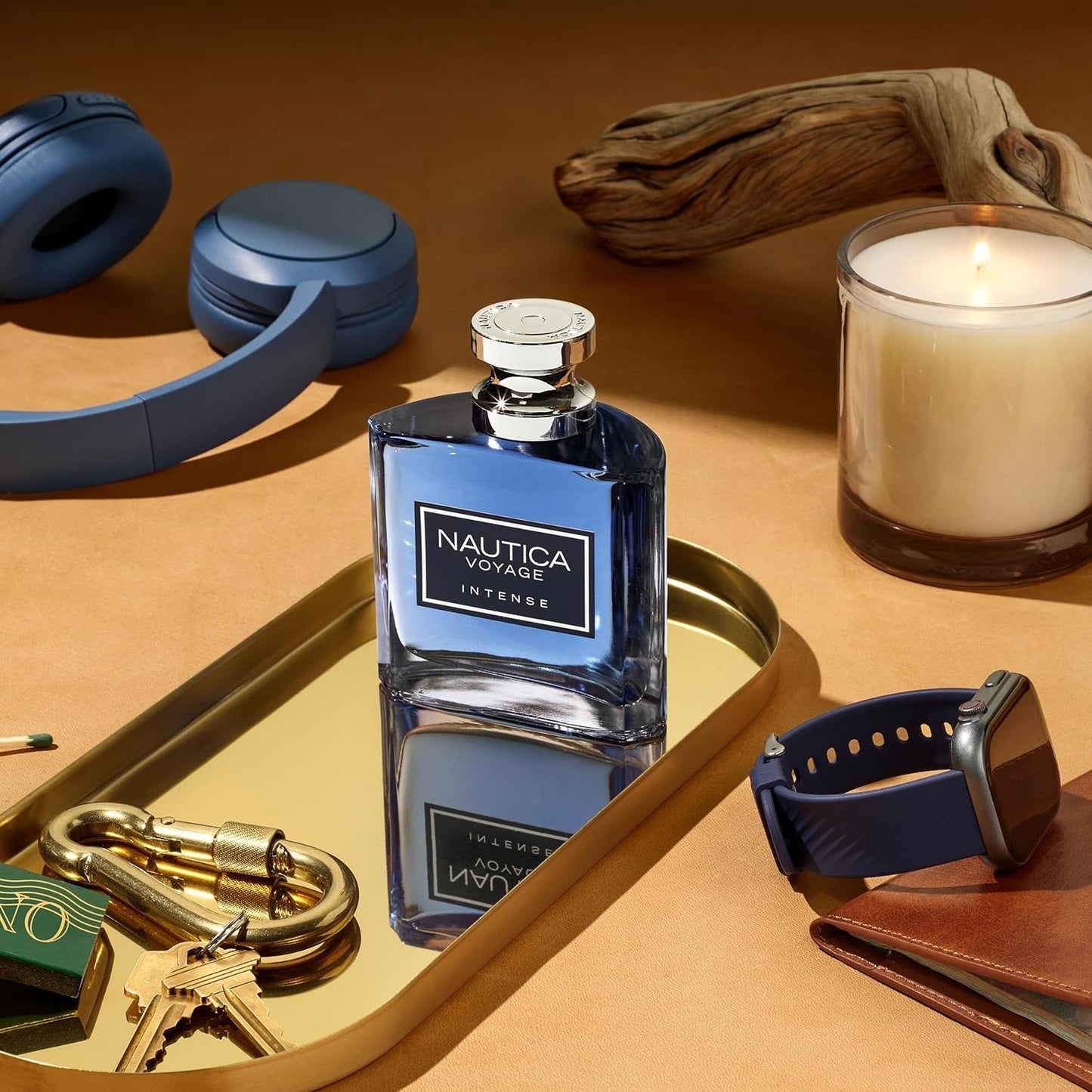 Nautica Voyage Intense Men's Fragrance - Long Lasting Eau de Toilette 1.6 fl oz | Vetiver & Smokey Leather Notes