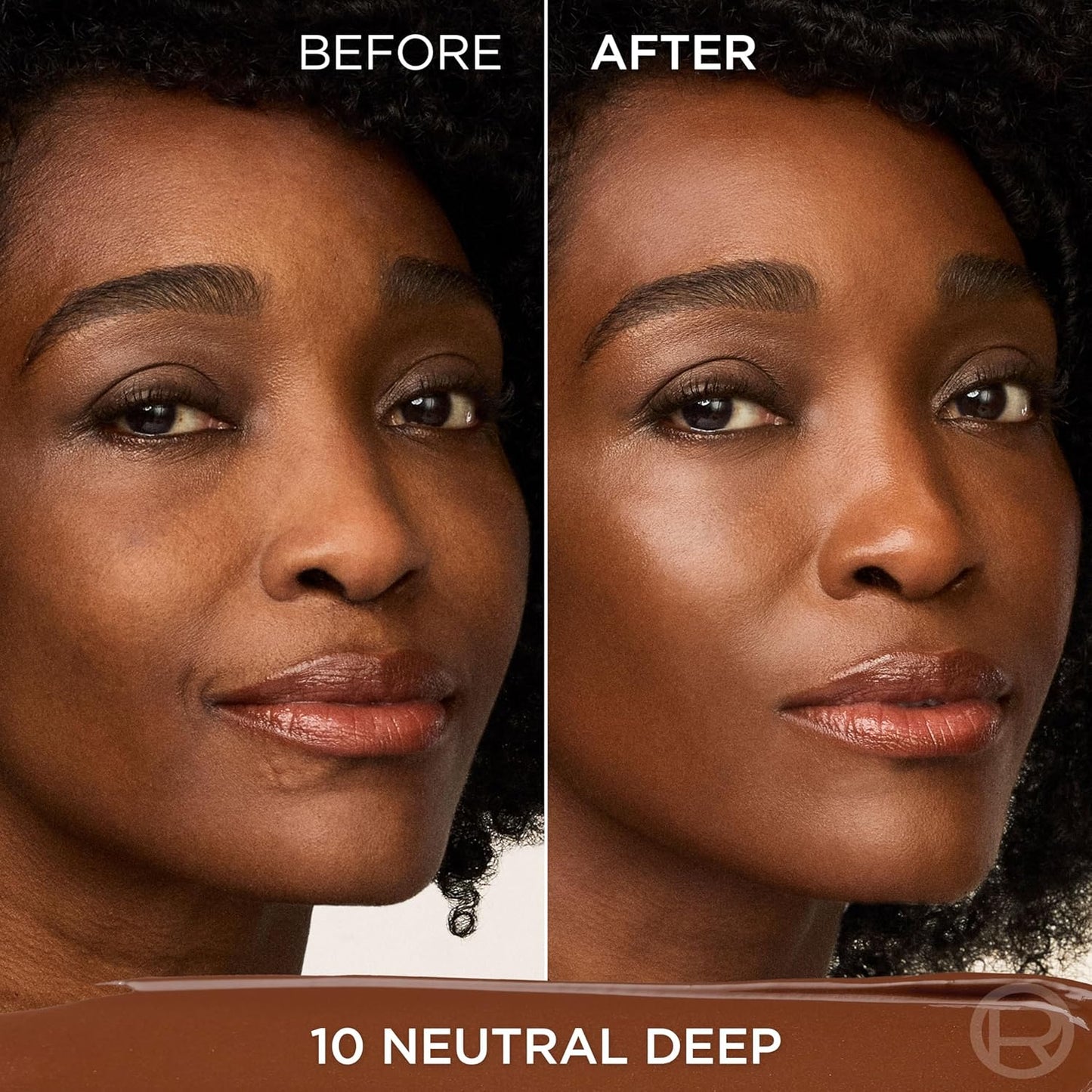 L'Oreal Paris True Match Hyaluron Tinted Balm Foundation - Light to Medium Radiant Coverage, Minimizes Wrinkles | Neutral Deep 10