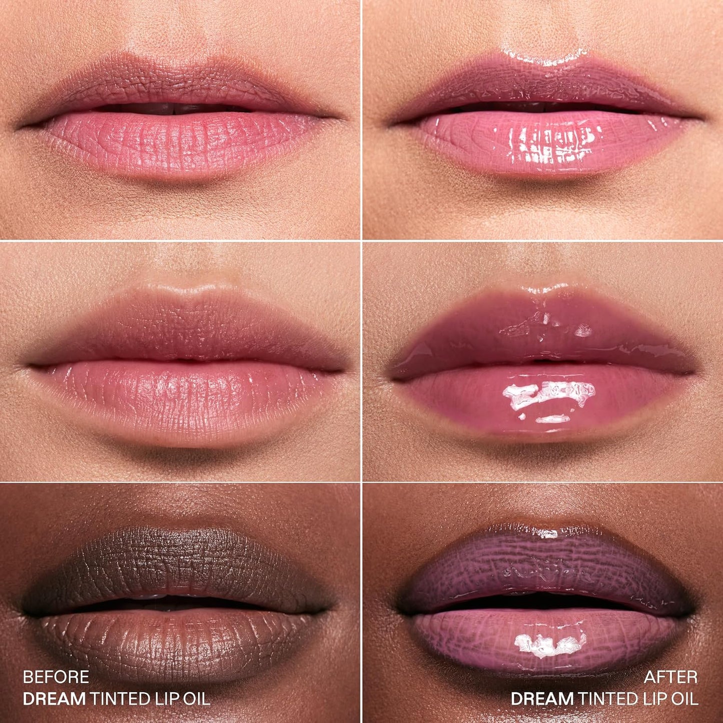 Karuna Tinted Lip Oil - Dream Cool Mauve Lip Tint with Vegan Collagen & Peptides | Hydrating K-Beauty Lip Stain