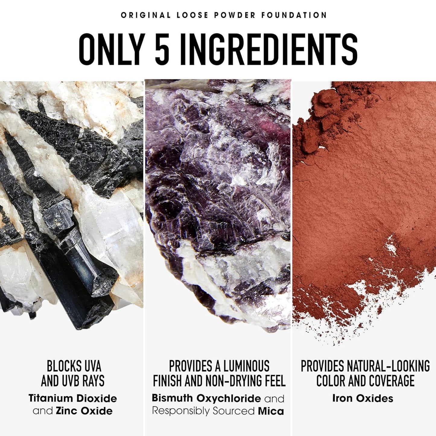 bareMinerals Original Loose Powder Foundation - SPF 15 Sheer to Full Coverage Makeup | Lightweight & Breathable Finish