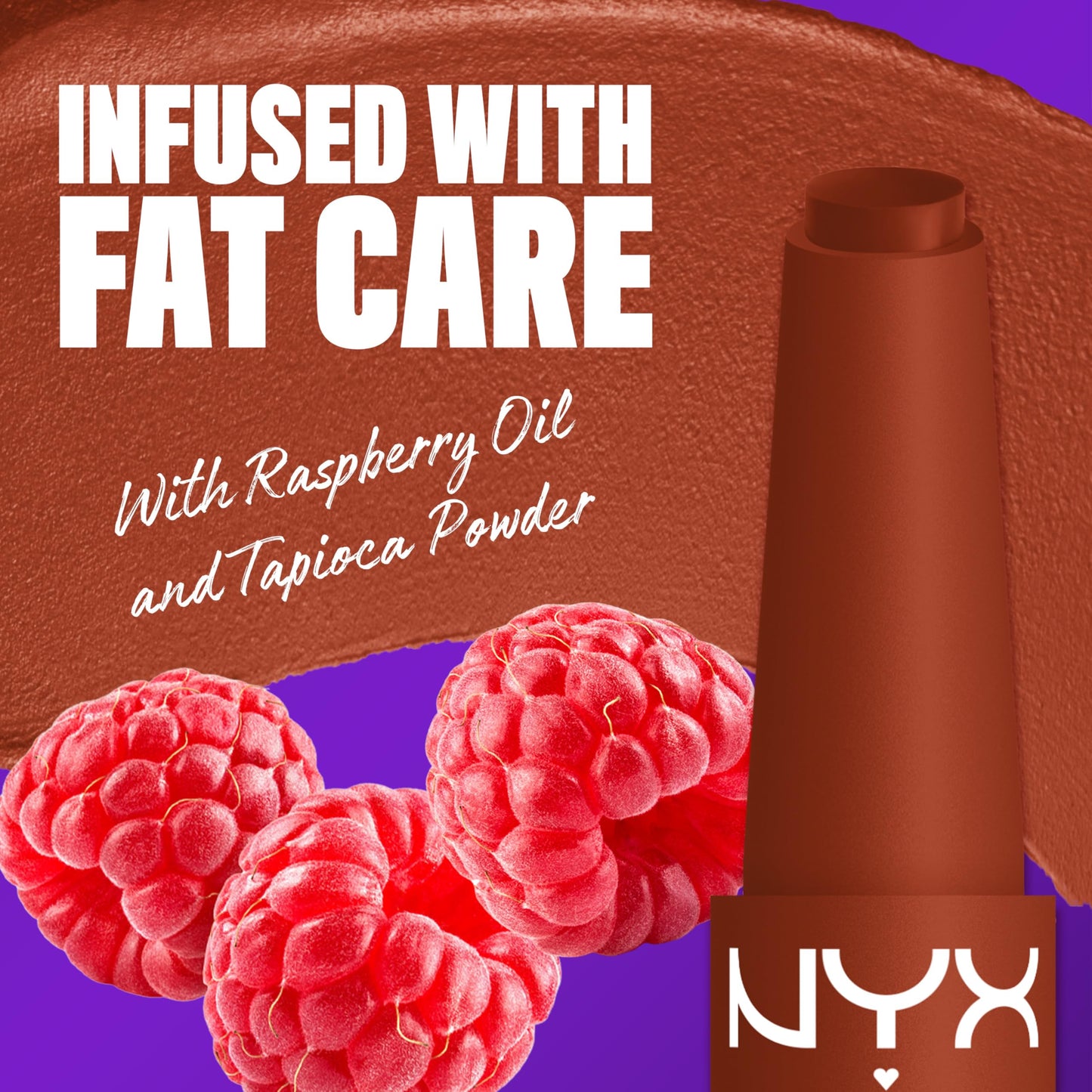 NYX PROFESSIONAL MAKEUP Fat Matte Lipstick, Pigmented, Smoothing, & Non-Drying Lip Crayon, Long Lasting Lip Makeup, Vegan & Cruelty Free - Toasty Taupe (Greige)